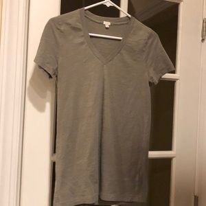 J. Crew V-neck, short-sleeved T-shirt.